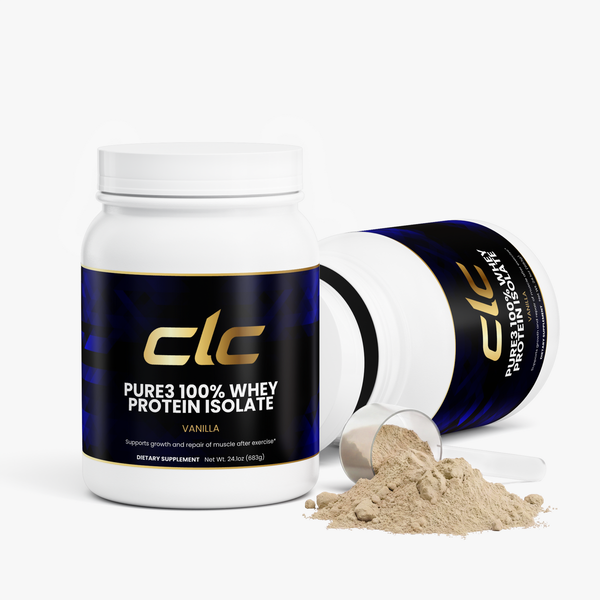 Pure3 100% Whey Protein Isolate (Vanilla)
