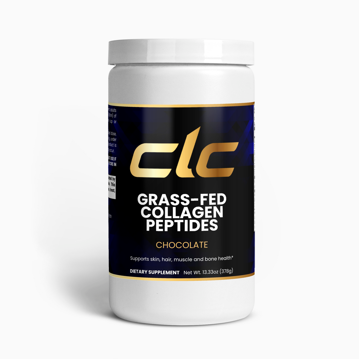 CLC Grass-Fed Collagen Peptides Powder (Chocolate)